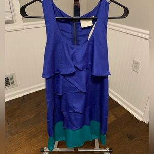 LUSH zip-up petal dress